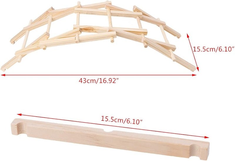 Bridge Pathfinders Wooden Construction Model Kit Building Blocks Kids Toy Soft Stacking Blocks Baby - Image 4